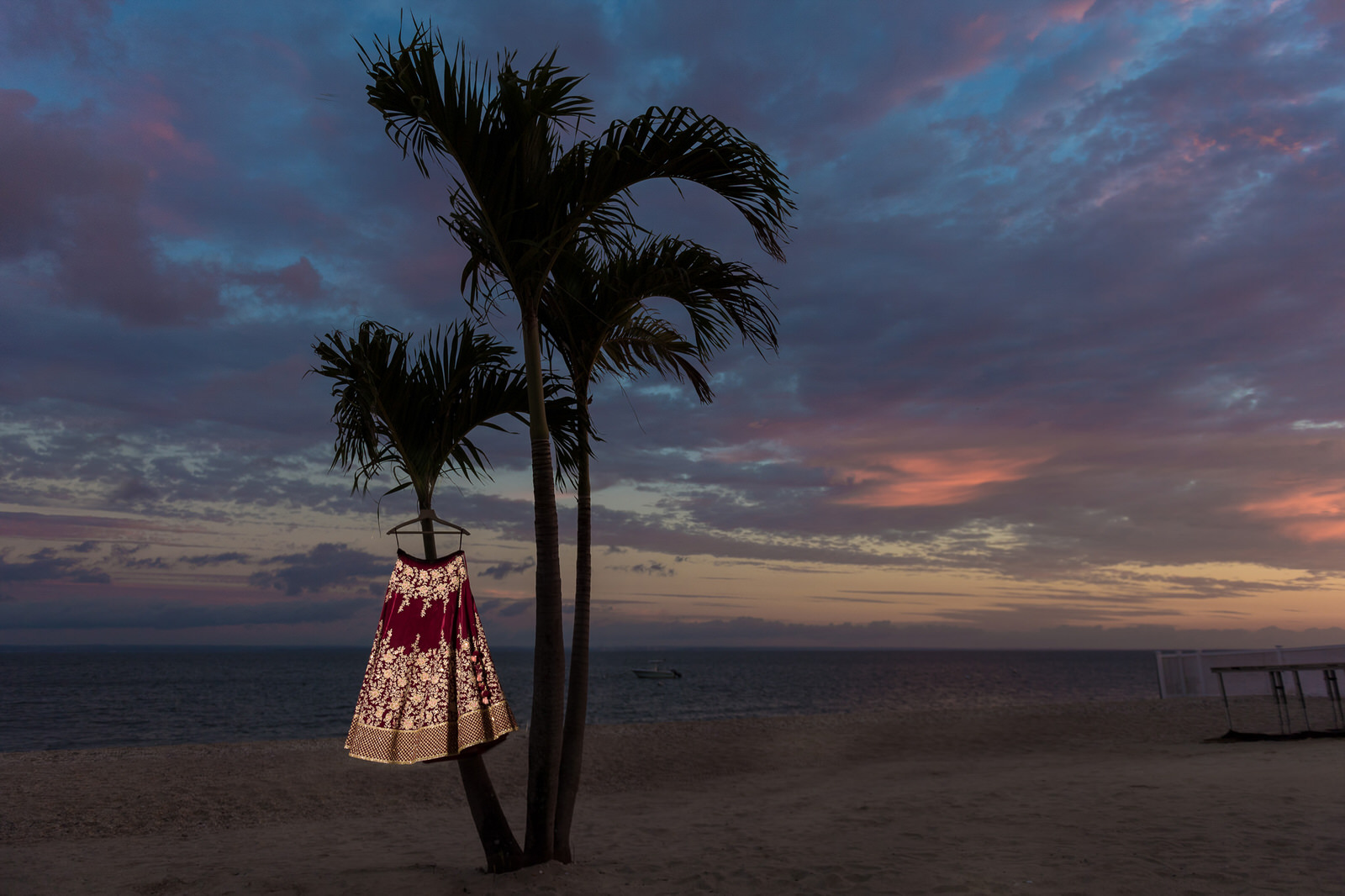 Indian wedding photography on the beach